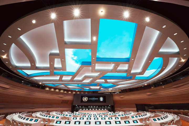 Salle des Emirats plafond